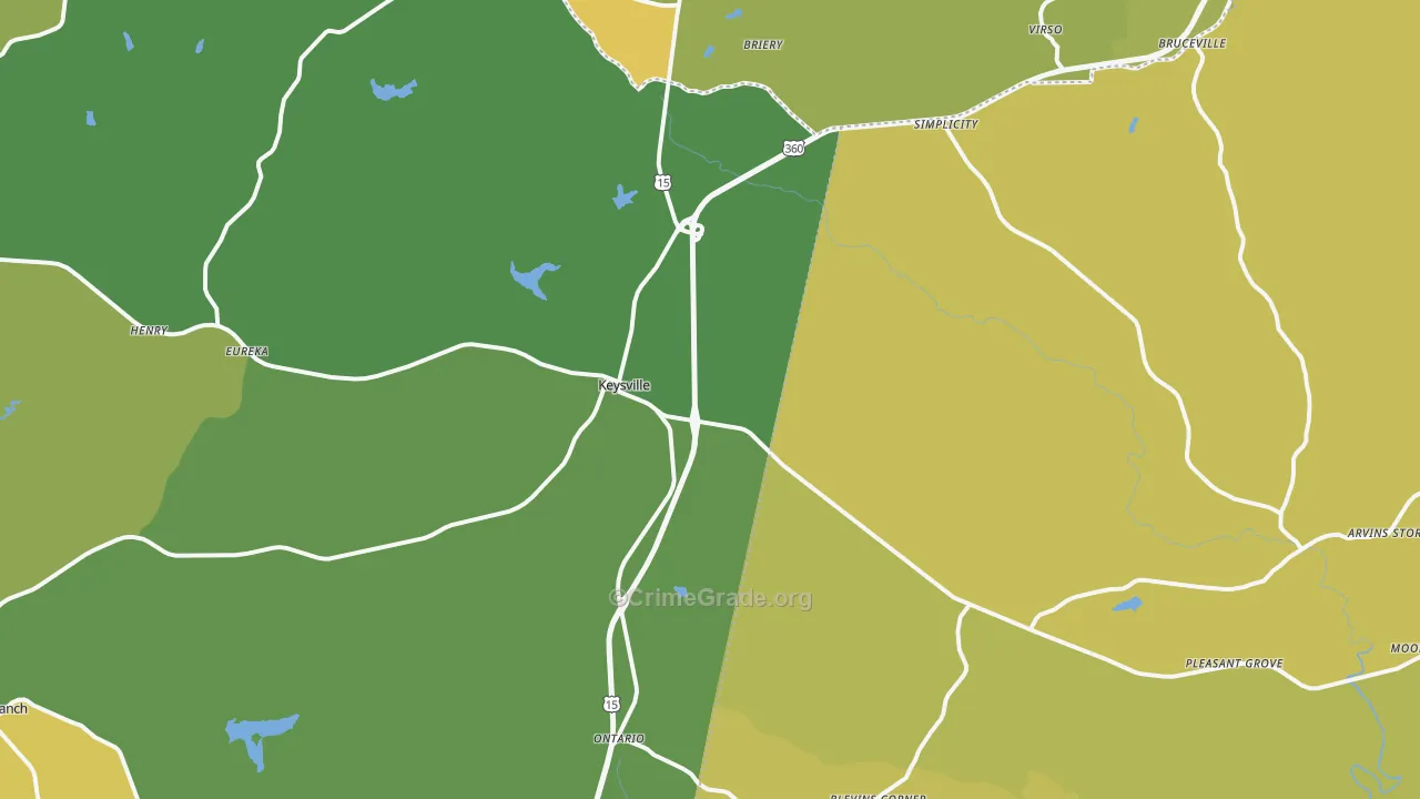 23947, VA Map of Vehicle Theft Rates