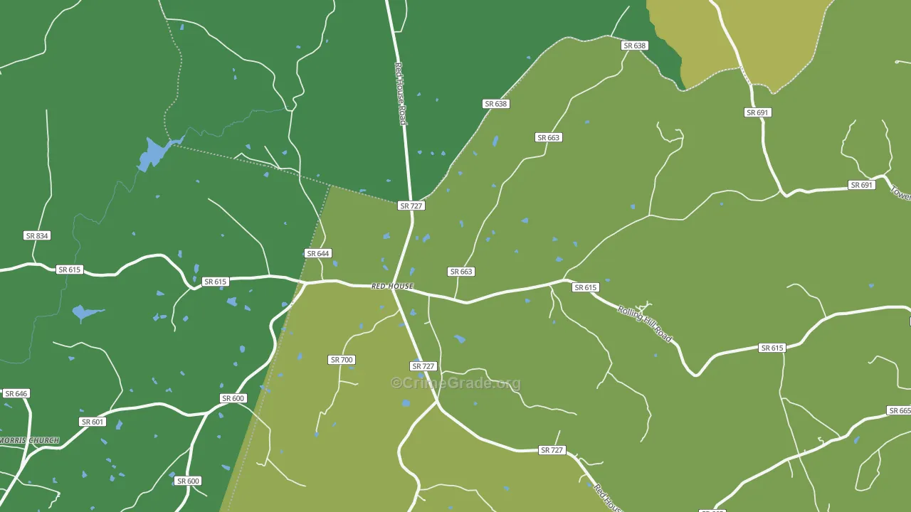 23963, VA Map of Vehicle Theft Rates