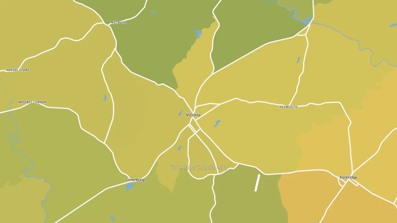 23974, VA Map of Vehicle Theft Rates