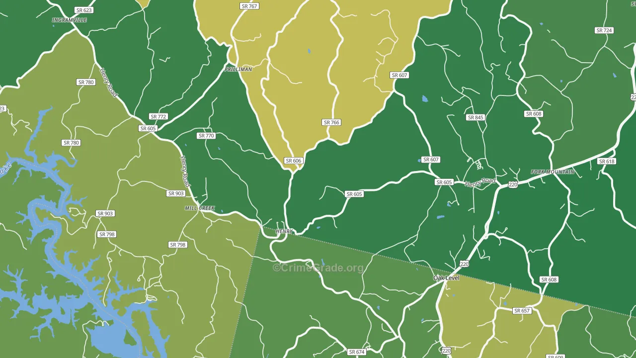 24102, VA Map of Vehicle Theft Rates