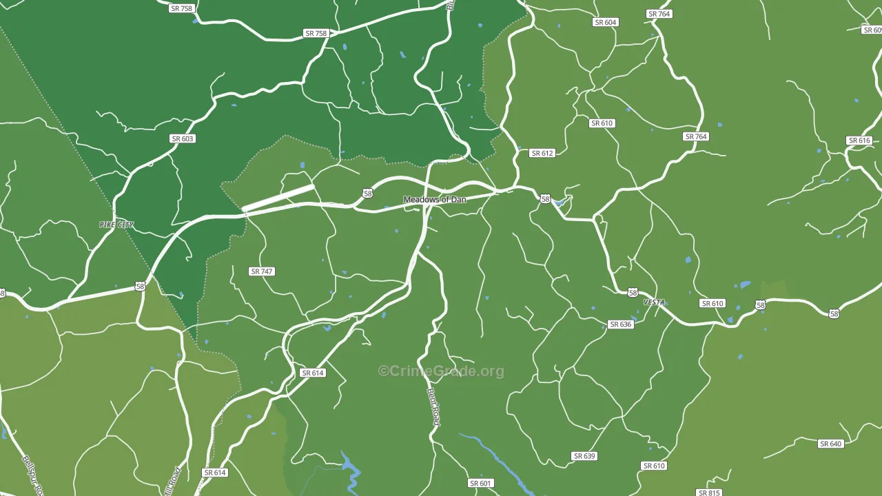 24120, VA Map of Vehicle Theft Rates