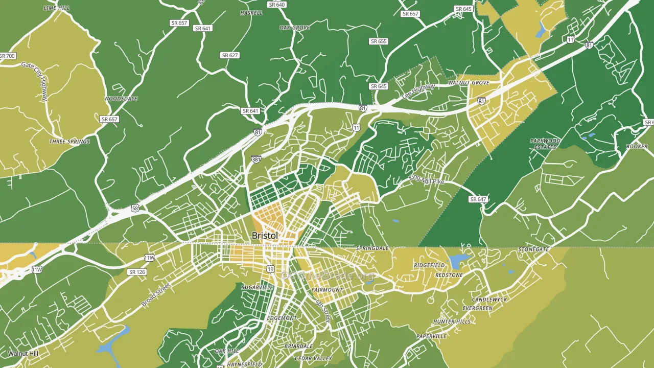 24201, VA Map of Vehicle Theft Rates