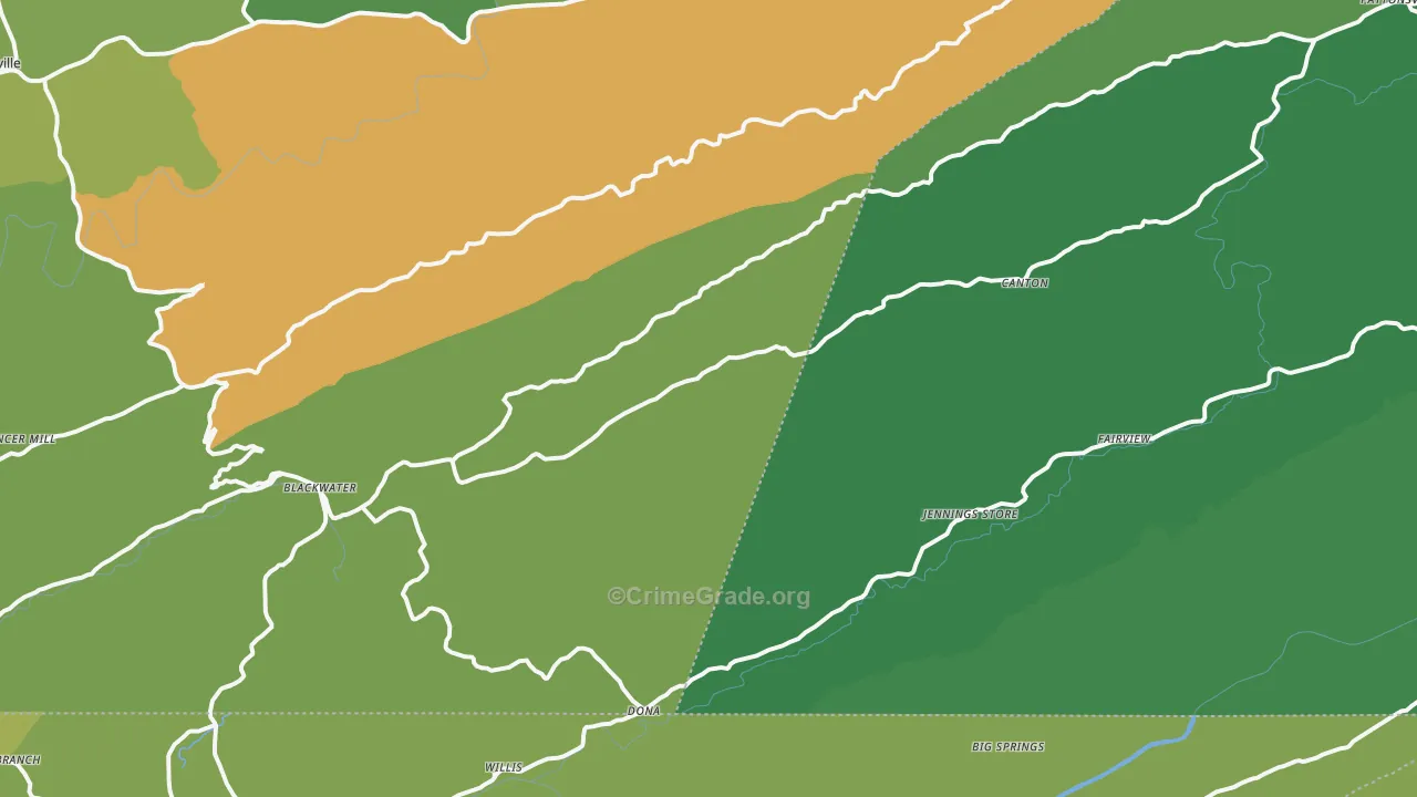 24221, VA Map of Vehicle Theft Rates