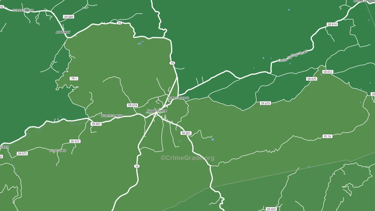 24375, VA Map of Vehicle Theft Rates