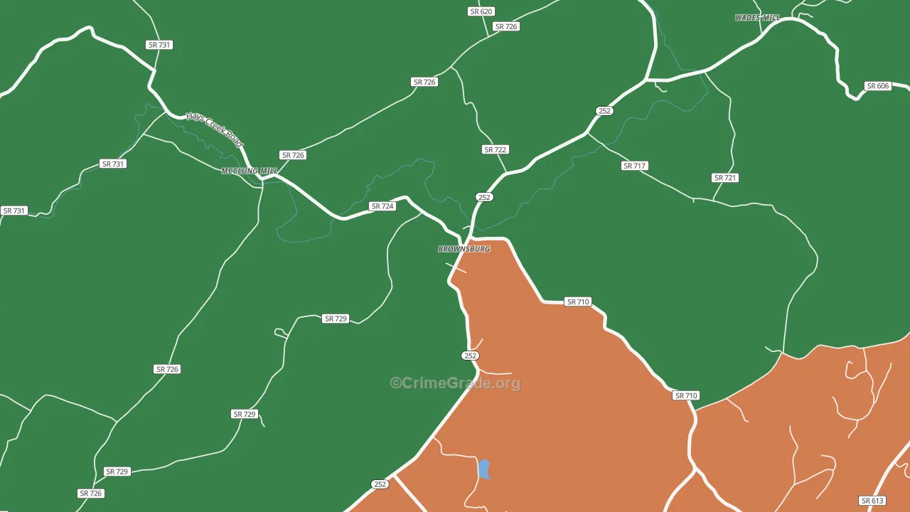 24415, VA Map of Vehicle Theft Rates