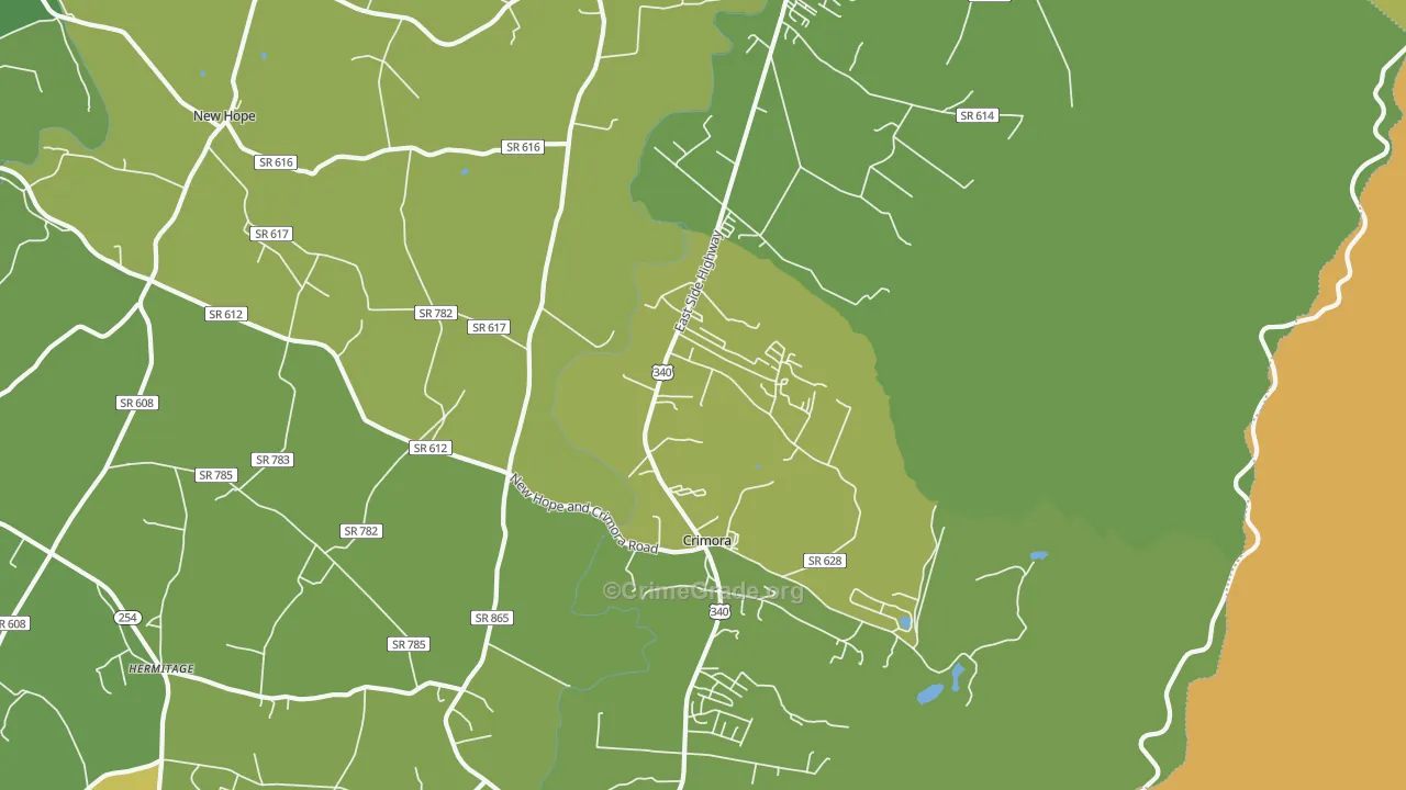 24431, VA Map of Vehicle Theft Rates
