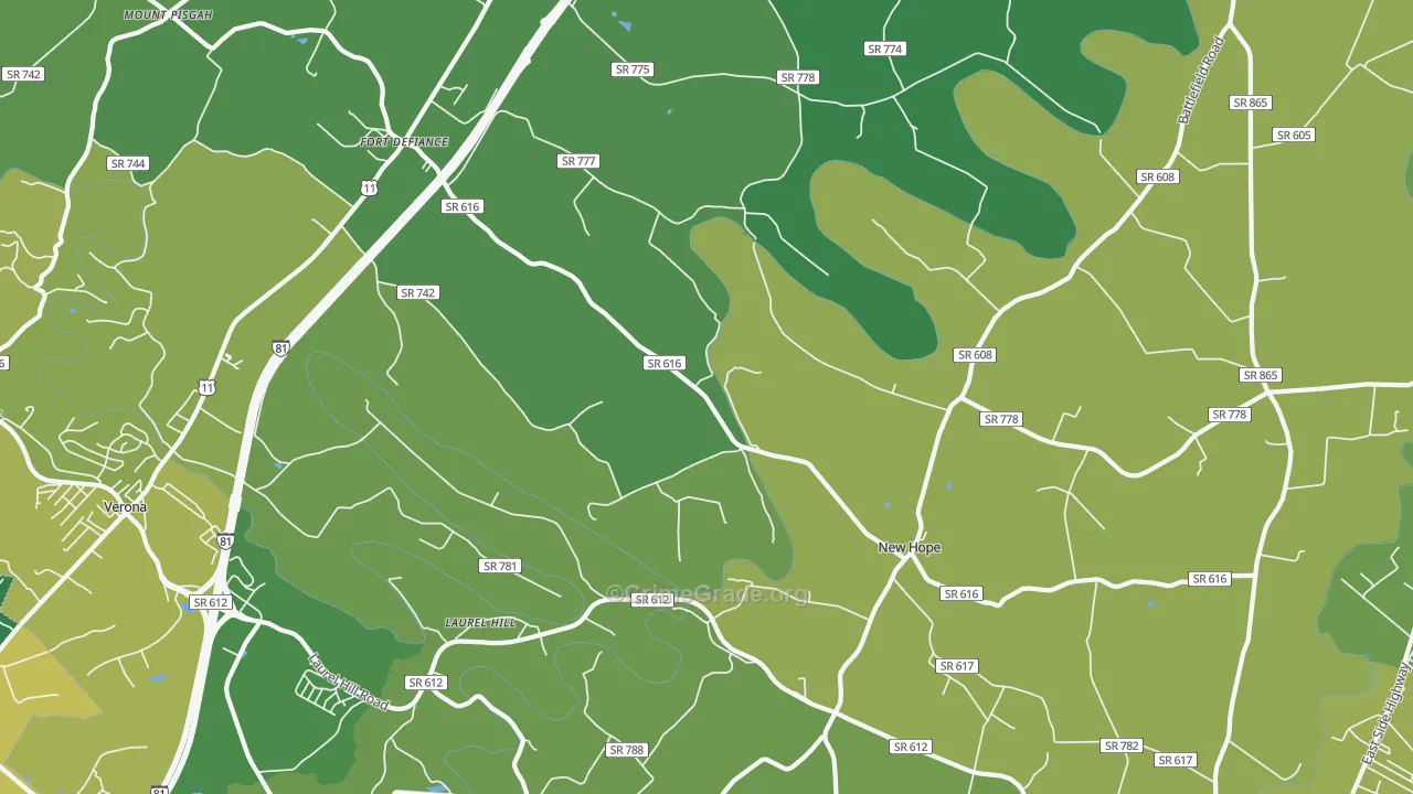 24437, VA Map of Vehicle Theft Rates