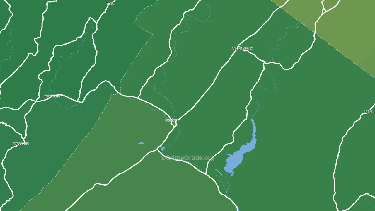 24439, VA Map of Vehicle Theft Rates