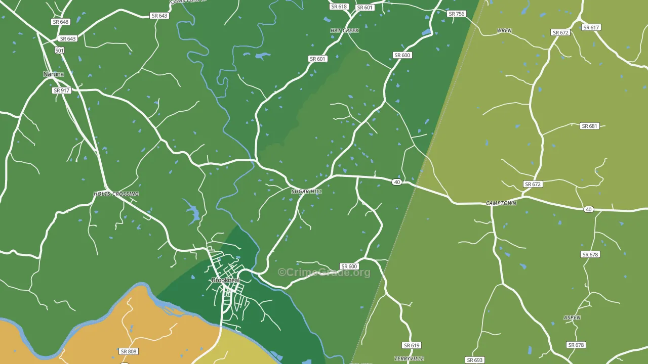 24528, VA Map of Vehicle Theft Rates