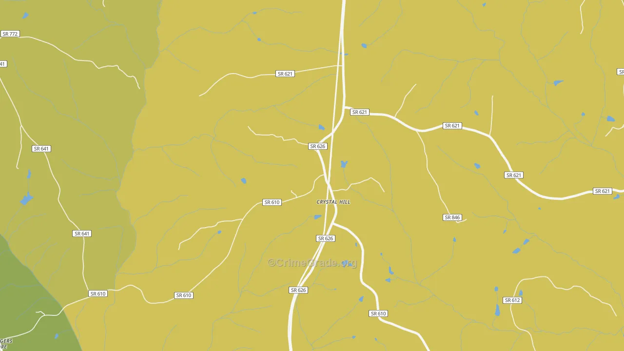 24539, VA Map of Vehicle Theft Rates