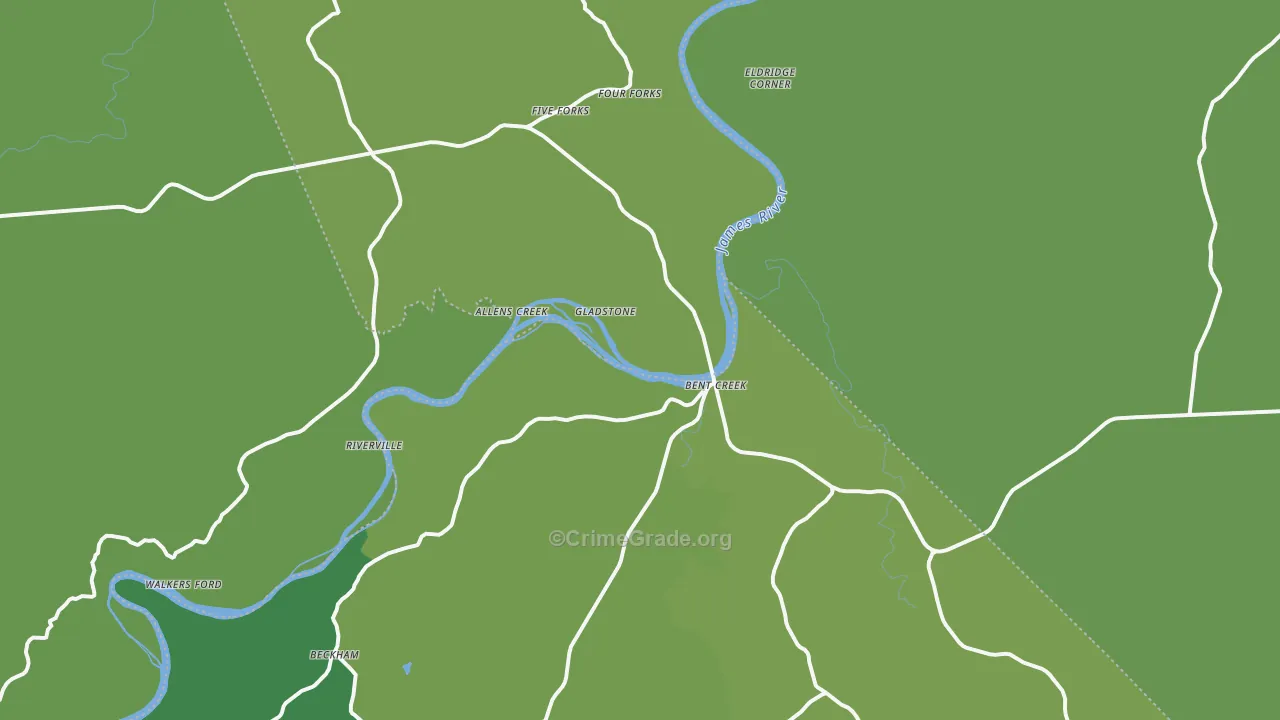 24553, VA Map of Vehicle Theft Rates