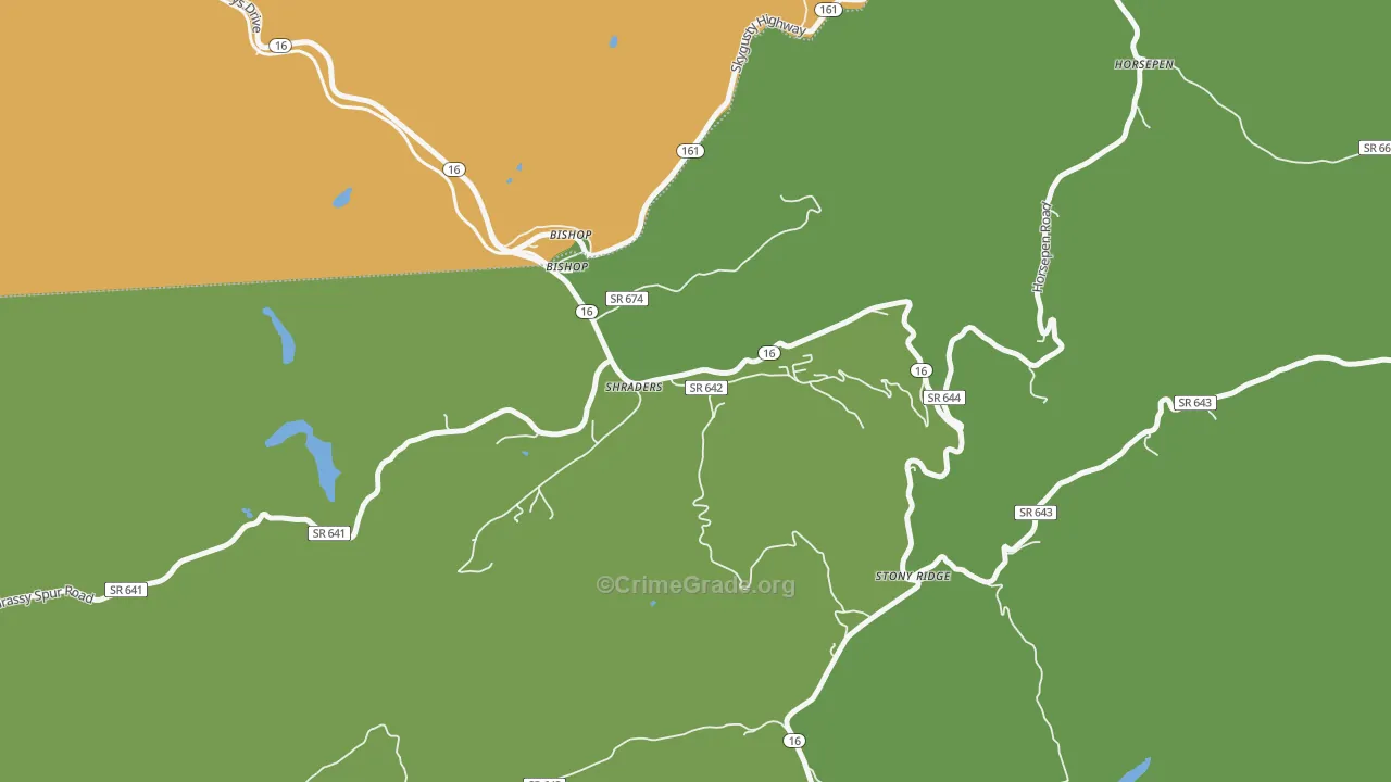 24604, VA Map of Vehicle Theft Rates