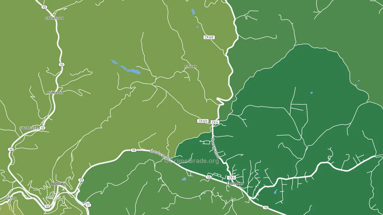 24733, WV Map of Vehicle Theft Rates