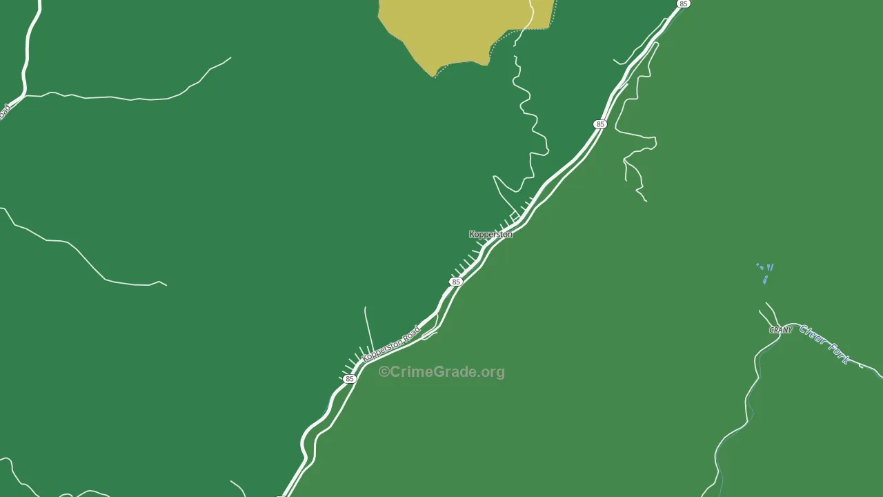 24854, WV Map of Vehicle Theft Rates