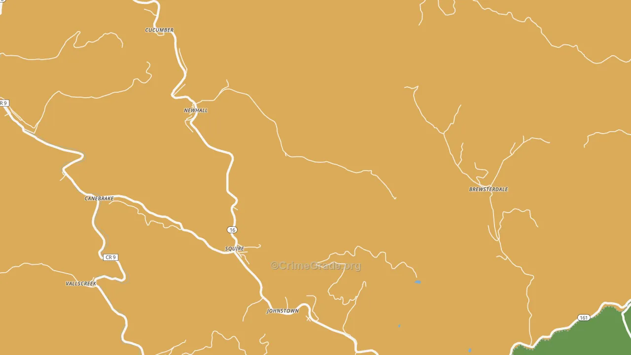24866, WV Map of Vehicle Theft Rates