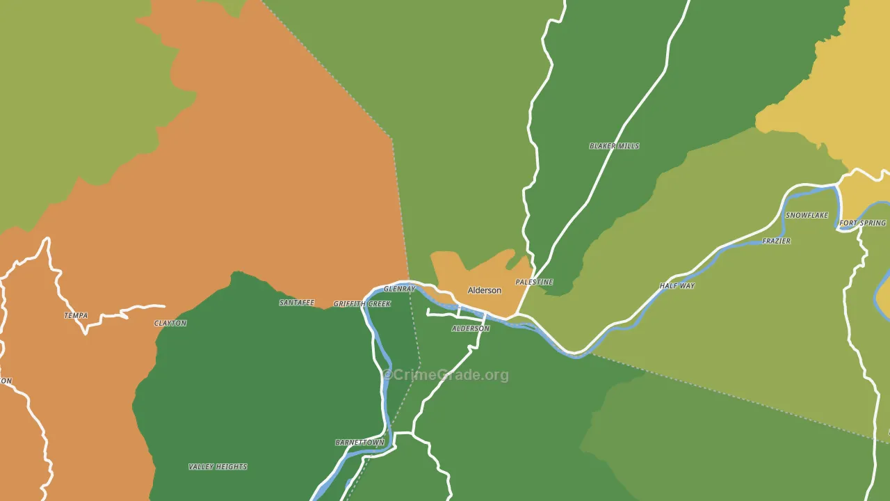 24910, WV Map of Vehicle Theft Rates