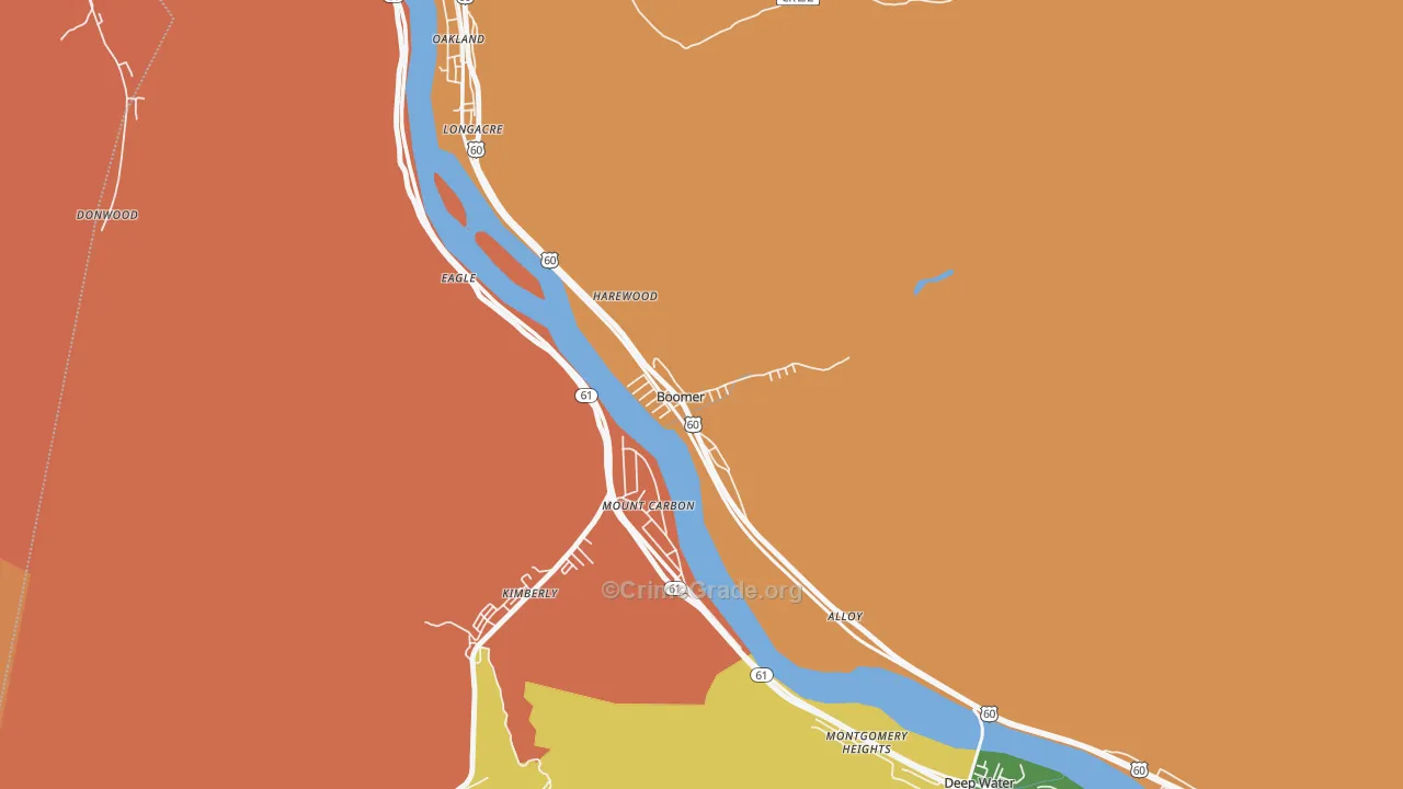 25031, WV Map of Vehicle Theft Rates