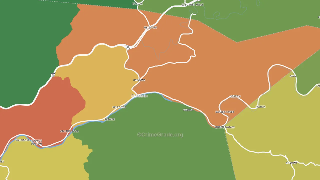 25045, WV Map of Vehicle Theft Rates