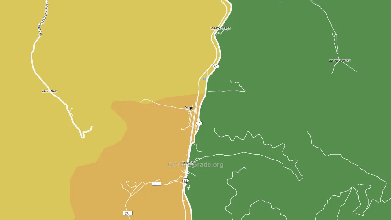 25152, WV Map of Vehicle Theft Rates