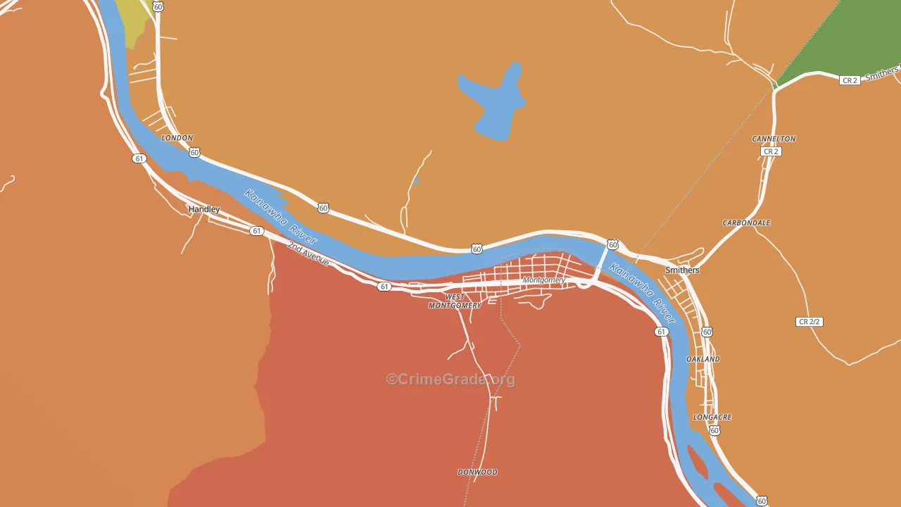 25156, WV Map of Vehicle Theft Rates