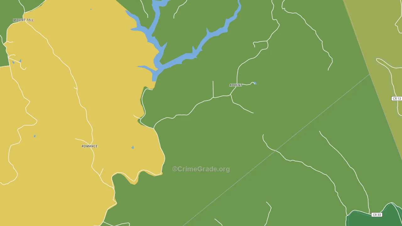25231, WV Map of Vehicle Theft Rates