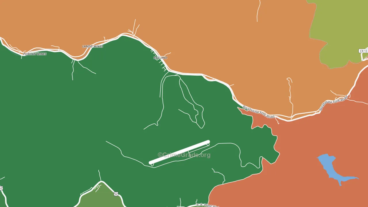 25690, WV Map of Vehicle Theft Rates