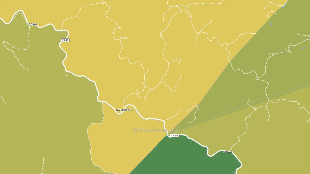 25699, WV Map of Vehicle Theft Rates