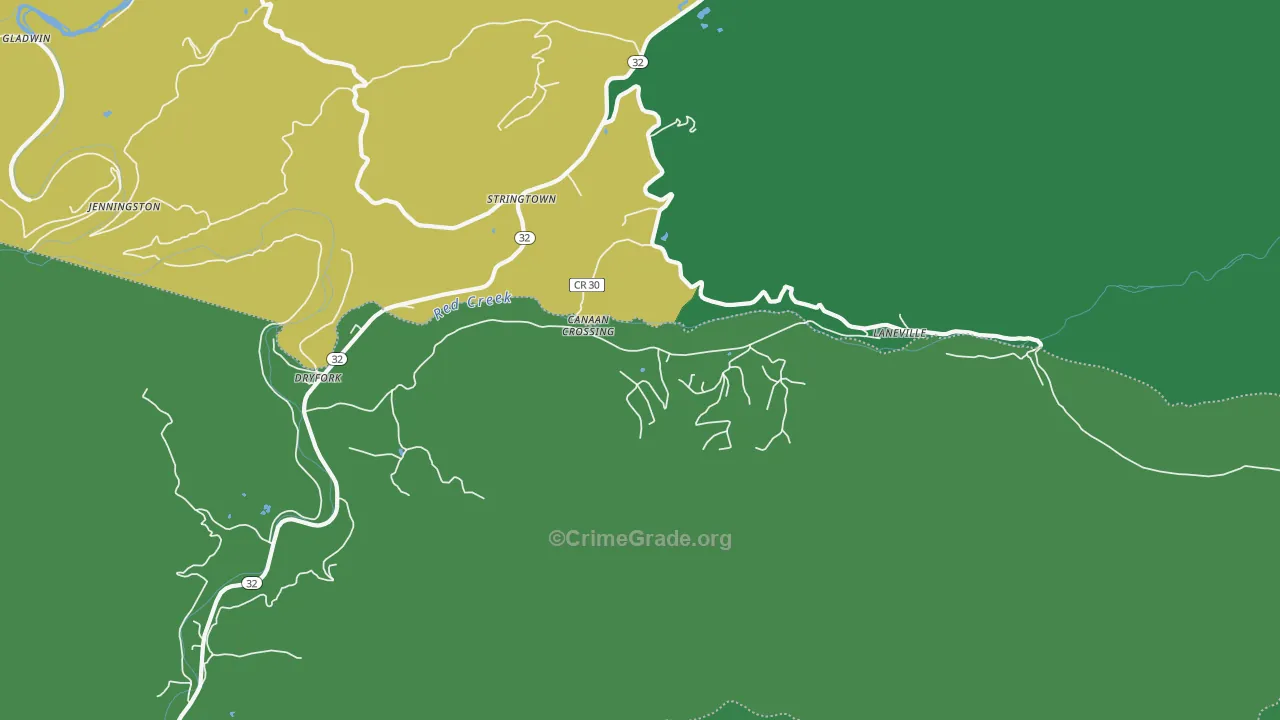 26263, WV Map of Vehicle Theft Rates