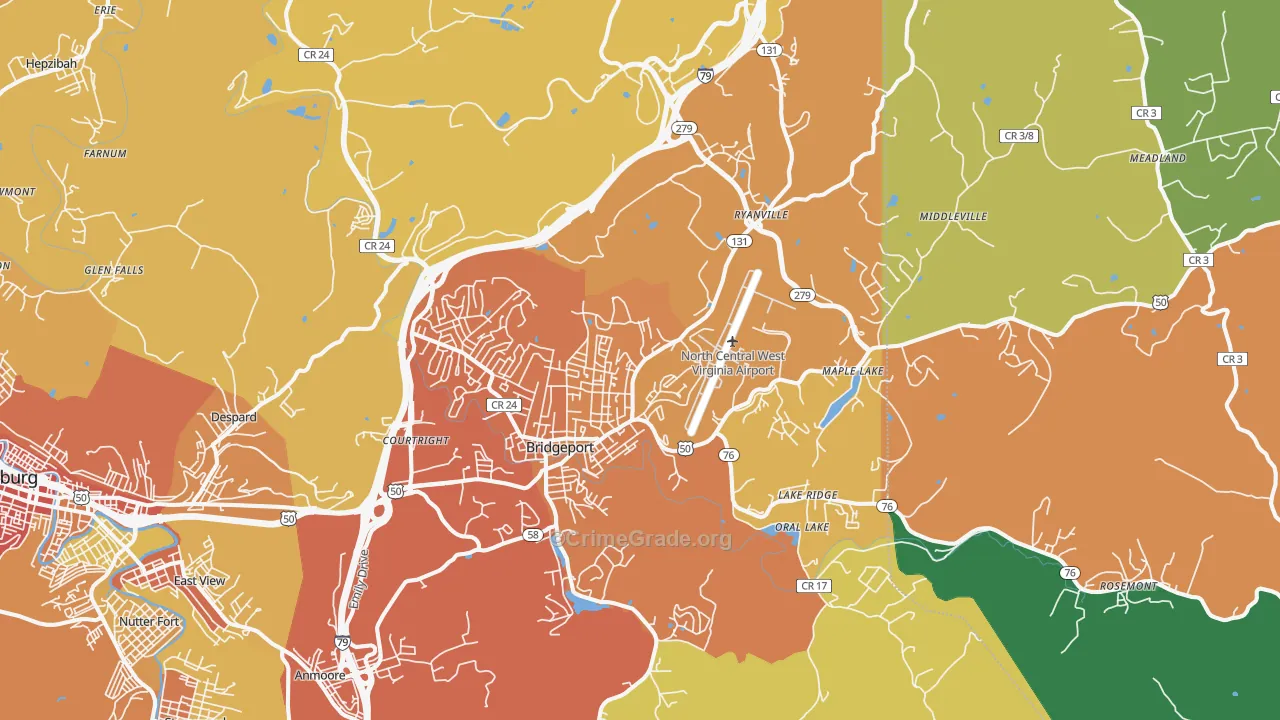 26330, WV Map of Vehicle Theft Rates