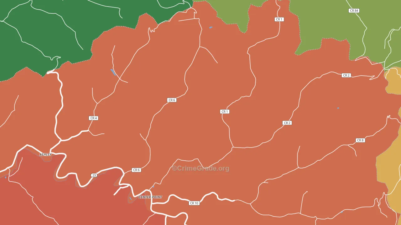 26339, WV Map of Vehicle Theft Rates