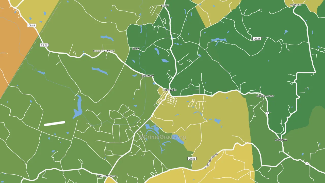 26547, WV Map of Vehicle Theft Rates