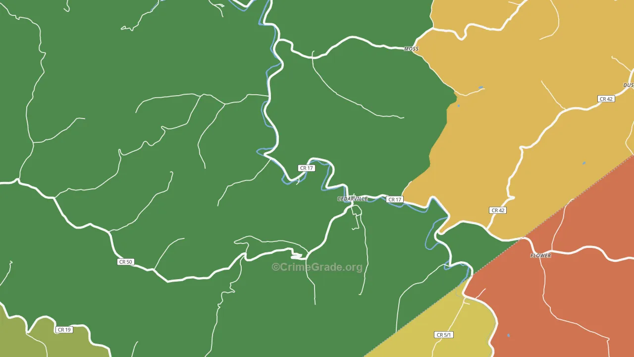 26611, WV Map of Vehicle Theft Rates