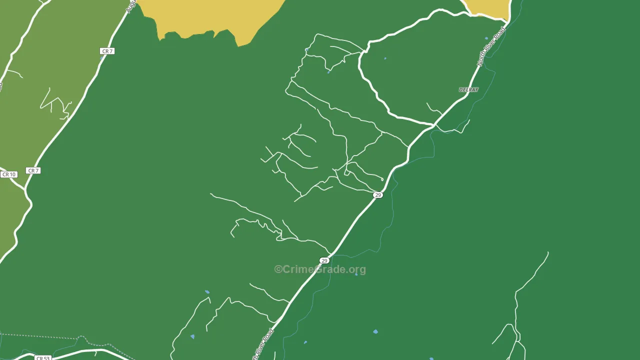 26714, WV Map of Vehicle Theft Rates