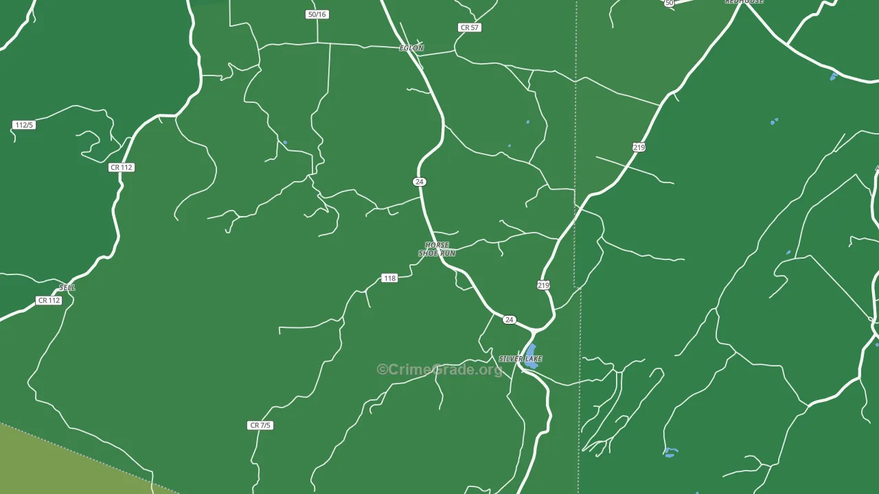 26716, WV Map of Vehicle Theft Rates
