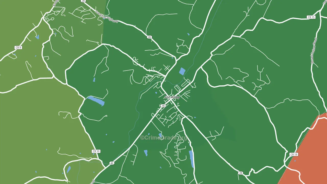 26719, WV Map of Vehicle Theft Rates