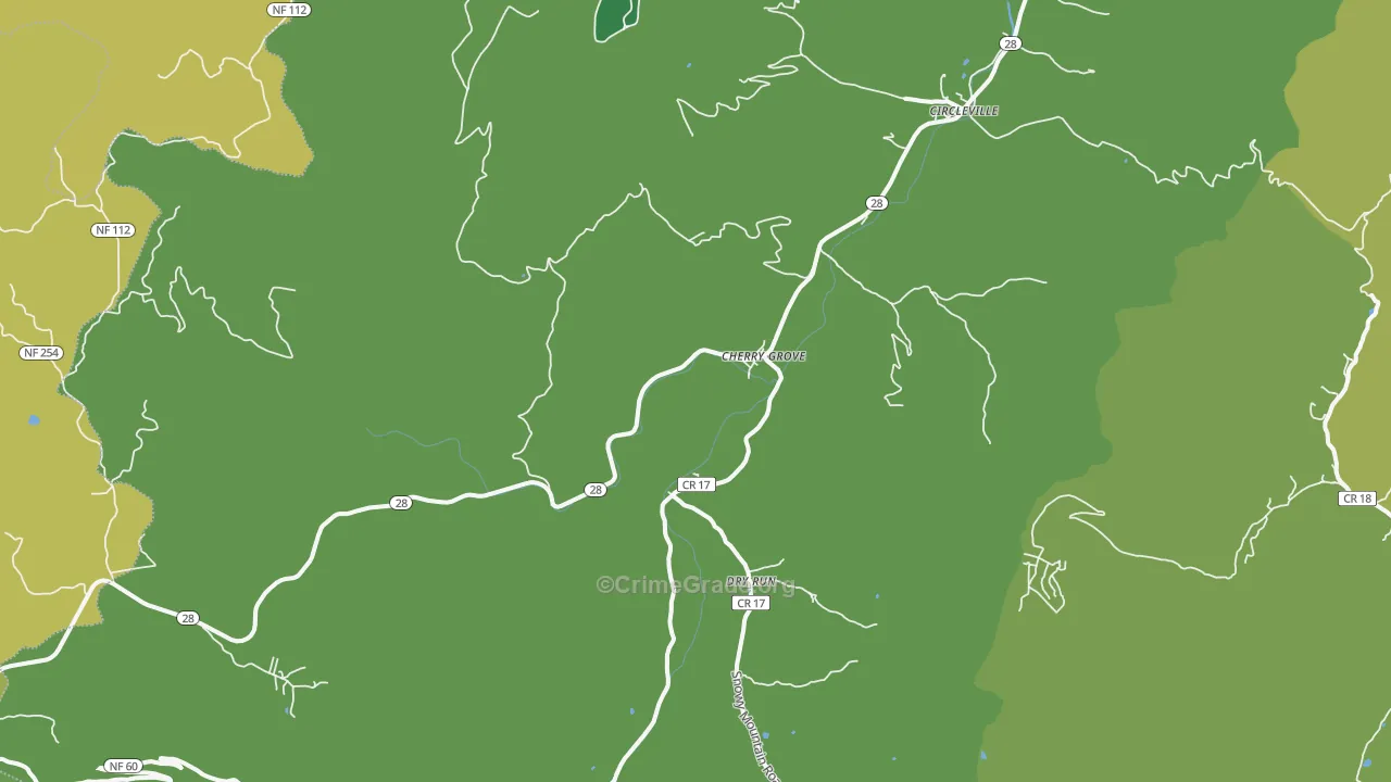 26804, WV Map of Vehicle Theft Rates
