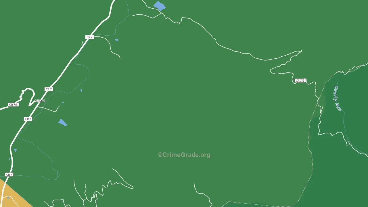 26838, WV Map of Vehicle Theft Rates
