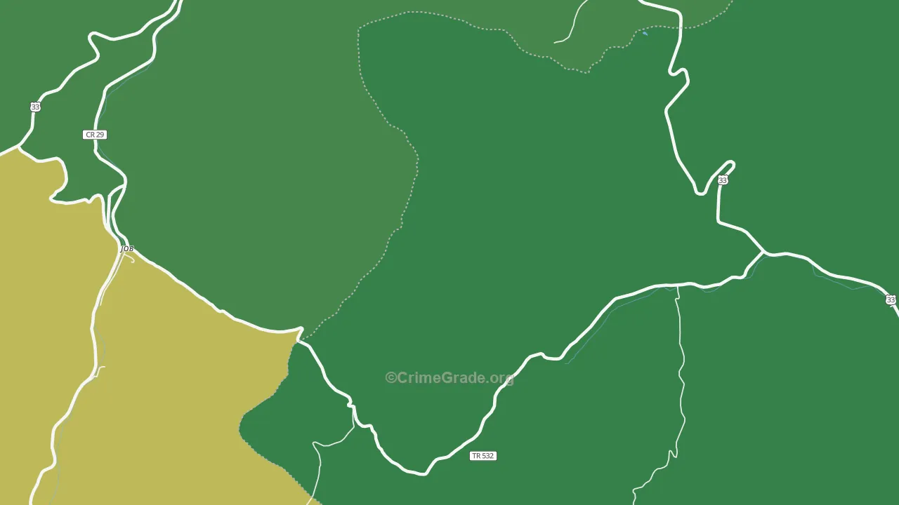 26886, WV Map of Vehicle Theft Rates