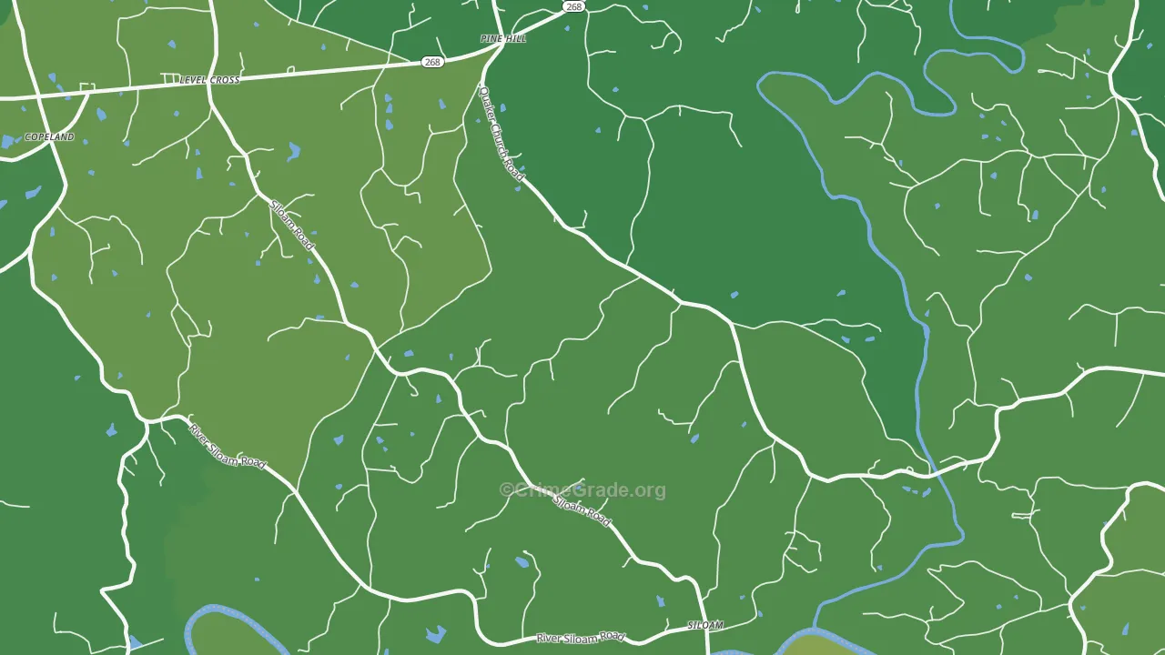 27047, NC Map of Vehicle Theft Rates