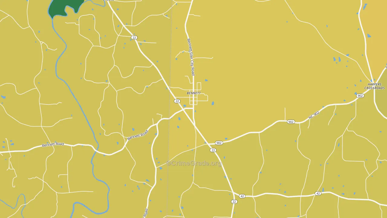 27208, NC Map of Vehicle Theft Rates