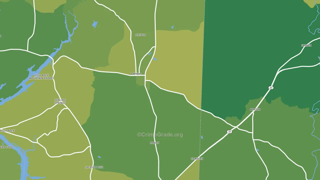 27239, NC Map of Vehicle Theft Rates