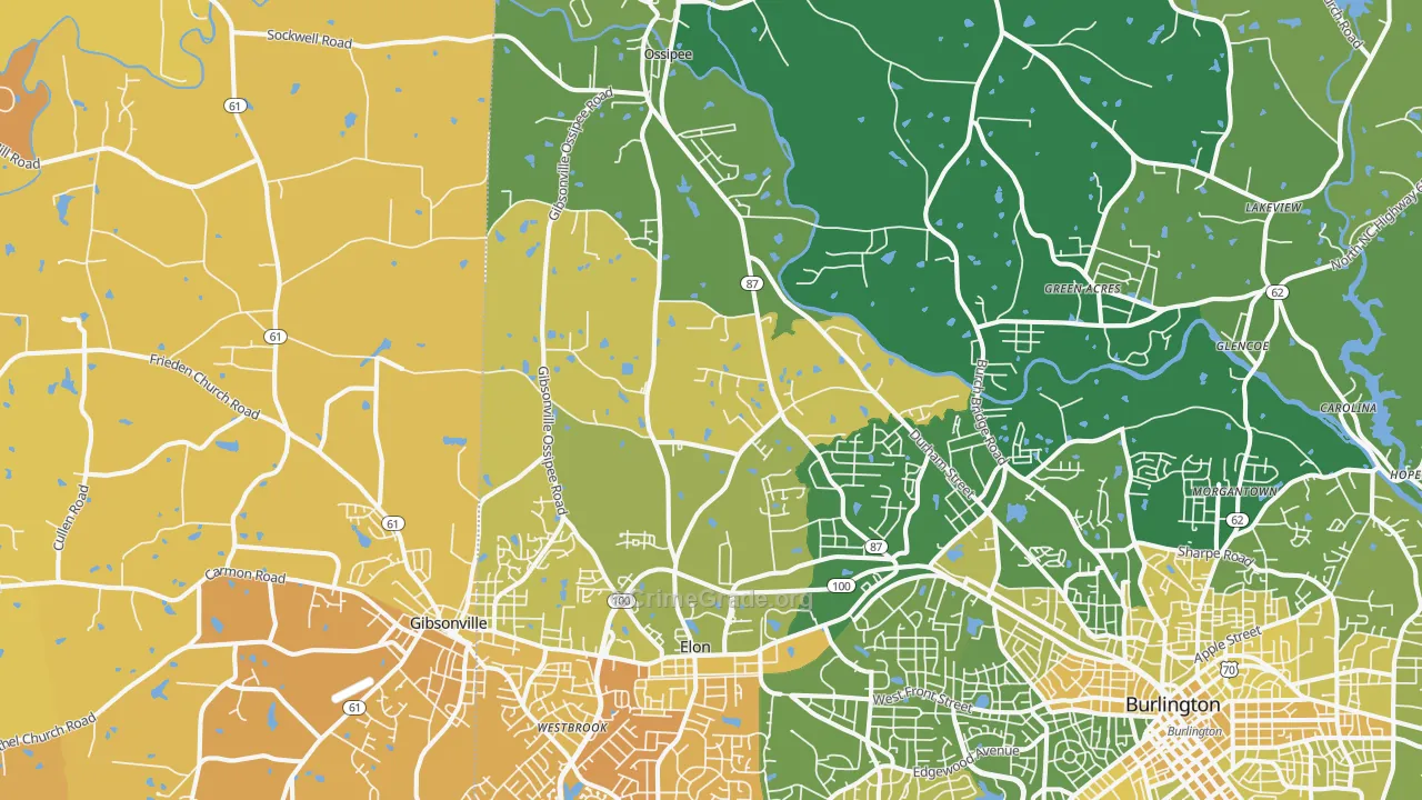 27244, NC Map of Vehicle Theft Rates