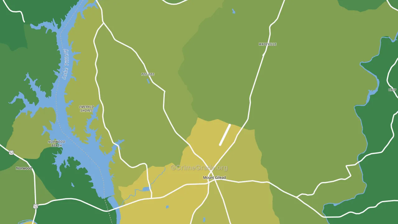 27306, NC Map of Vehicle Theft Rates