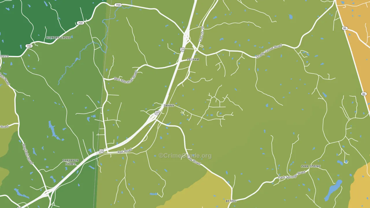 27311, NC Map of Vehicle Theft Rates