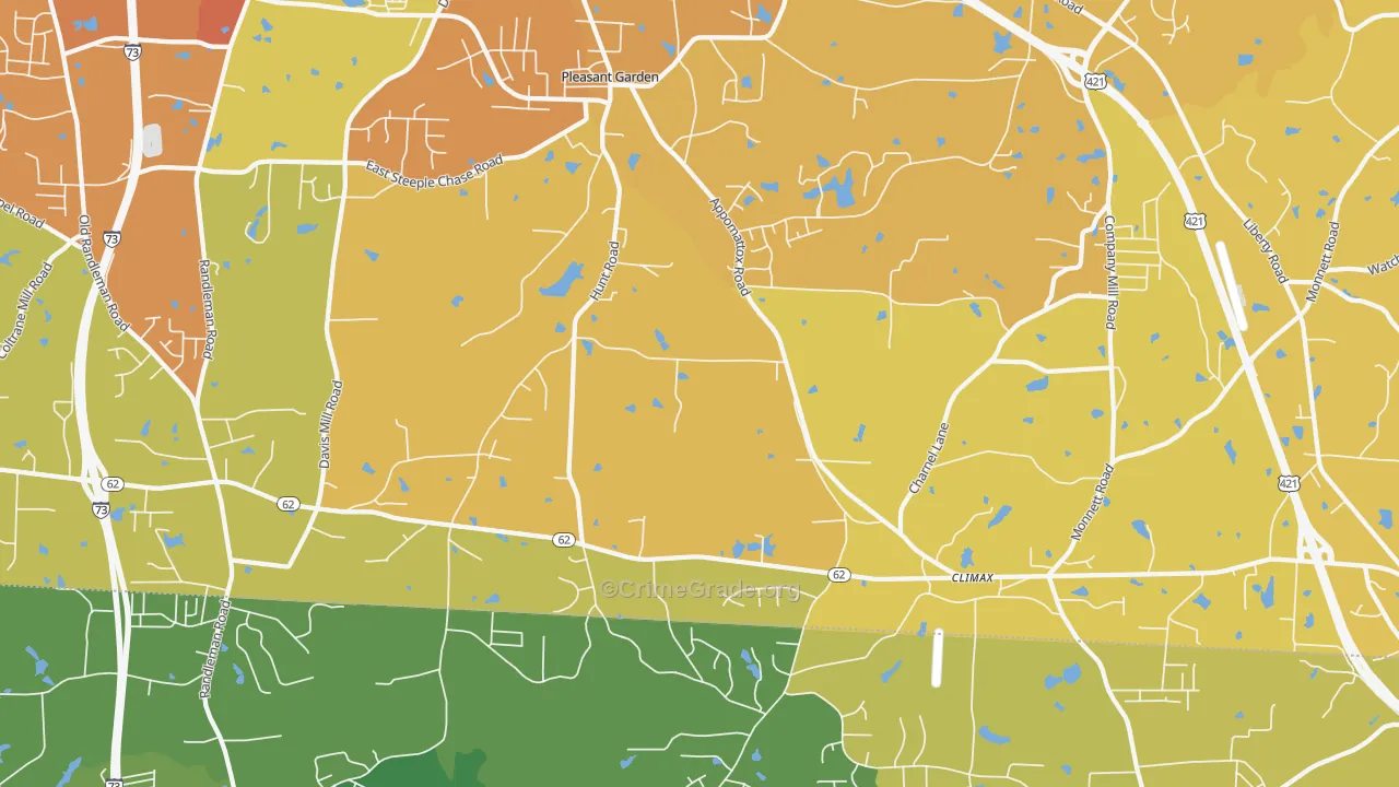 27313, NC Map of Vehicle Theft Rates