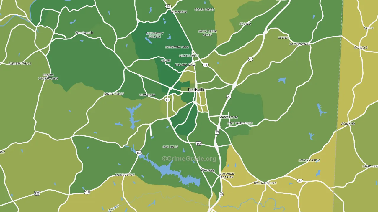 27320, NC Map of Vehicle Theft Rates