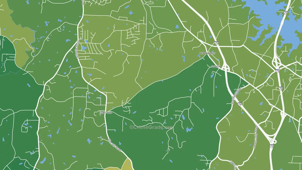 27350, NC Map of Vehicle Theft Rates