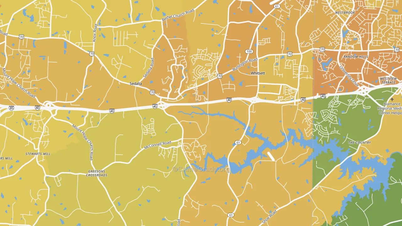 27377, NC Map of Vehicle Theft Rates