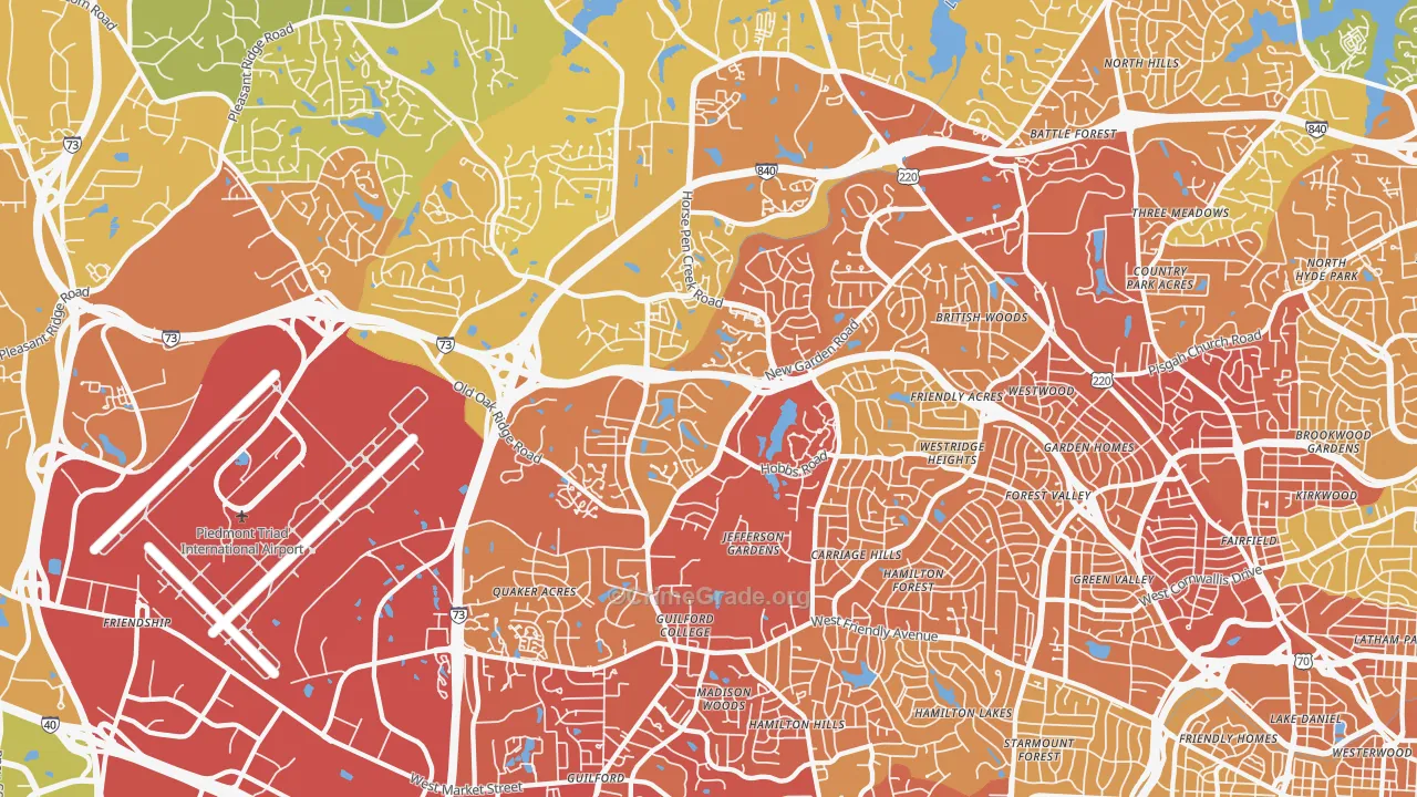 27410, NC Map of Vehicle Theft Rates