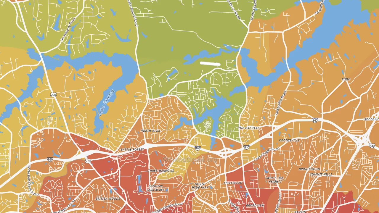 27455, NC Map of Vehicle Theft Rates
